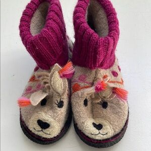 Garnet Hill wool Slippers